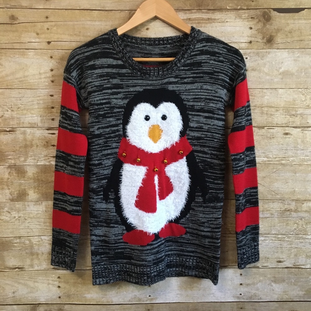 🐧Penguin jingle bells ugly Christmas sweater